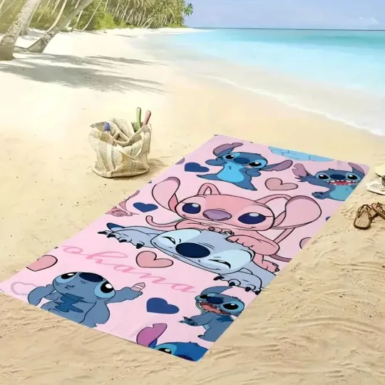 Disney Stitch Beach Towel