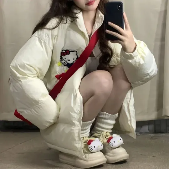 Sanrio Hello Kitty Autumn Winter Puffer Jacket