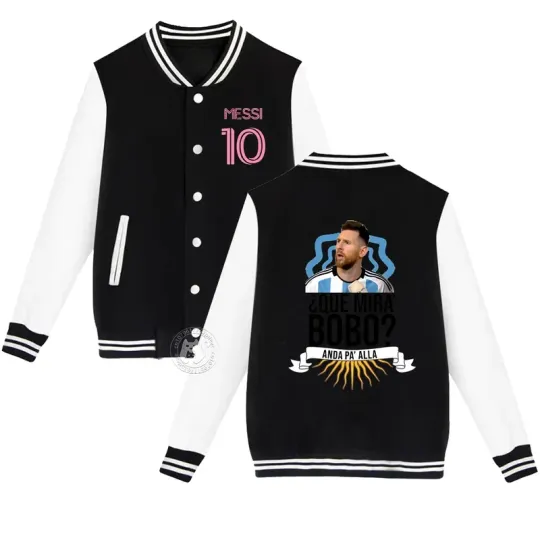 Children's brand Fall/Winter baseball uniform MESSI Baseball Jacket