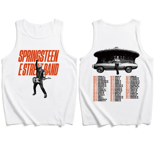 Bruce Springsteen and E Street 2024 Tour Tank Tops