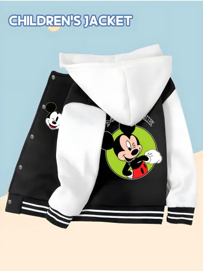 Disney Classic Mickey Mouse Baseball Jacket