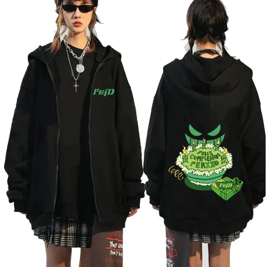Feliz Cumpleanos Ferxxo Tour Zipper Hoodies