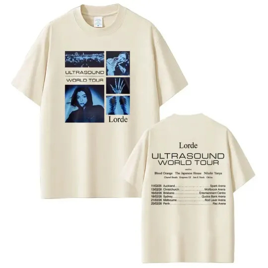 Lorde Ultrasound World Tour 2026 Merch T-Shirt