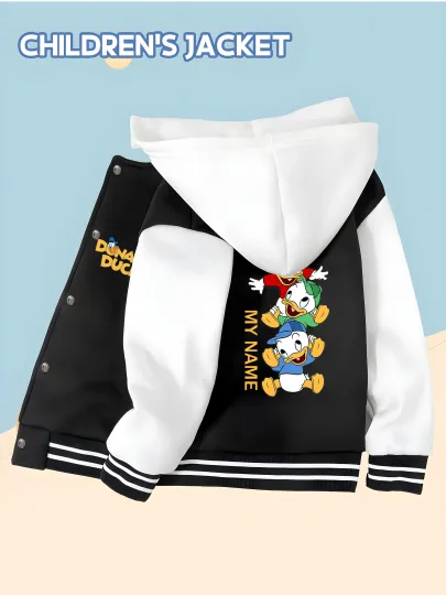 Disney Donald Duck Trio Baseball Jacket