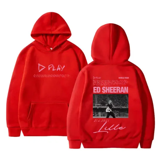 Ed Shee Play World Tour 2026 Merch Hoodie