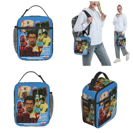 Bad Bunny DTMF Insulated Lunch Bag
