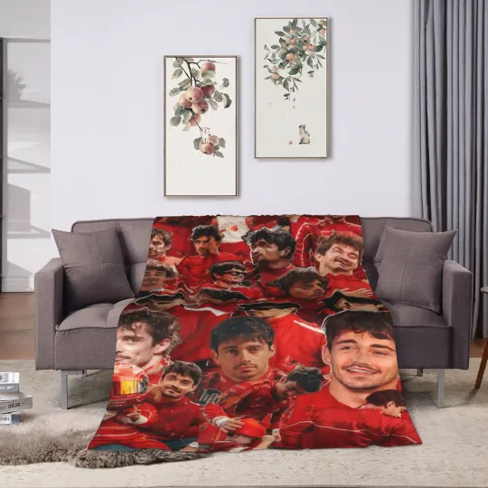 Charles Leclerc BFleece Blanket