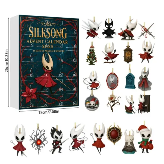 Hot New Hollow Knight  silksong Advent Calendar Christmas Atmosphere Gifts 2026 New Year 24 Days Countdown Surprise Blind Box