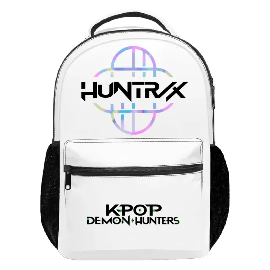 KPop Demon Hunters Huntrix Logo Backpack Unisex Casual
