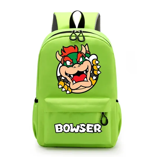 Super Mario Bros Kids Backpack Cartoon Cute Anime Knapsack Book Bag