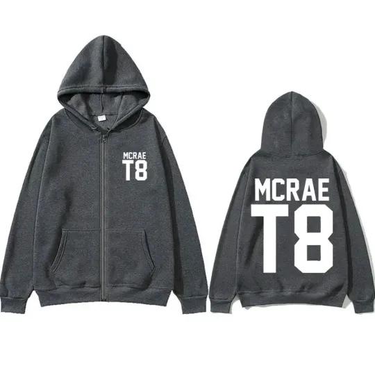 Singer Tate Mcrae T8 Graphic Zipper Hoodie