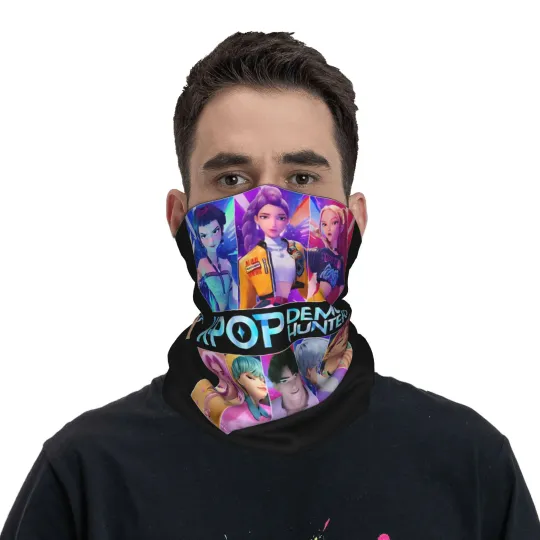 Kpop Demon Hunters HUNTRIX Face Mask Scarf