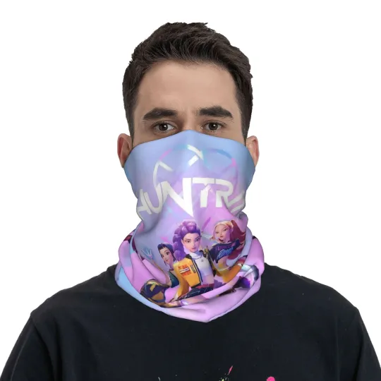Kpop Hunter Demons Bandana Winter Face Mask Scarf