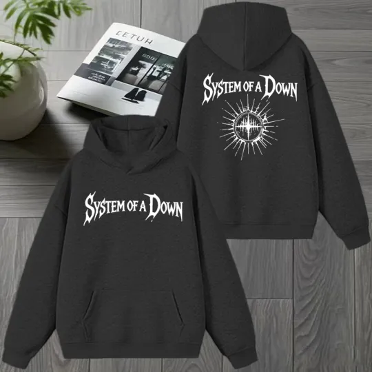 2026 Metal Band SYSTEM OF DOWN Double Sided print Hoodie