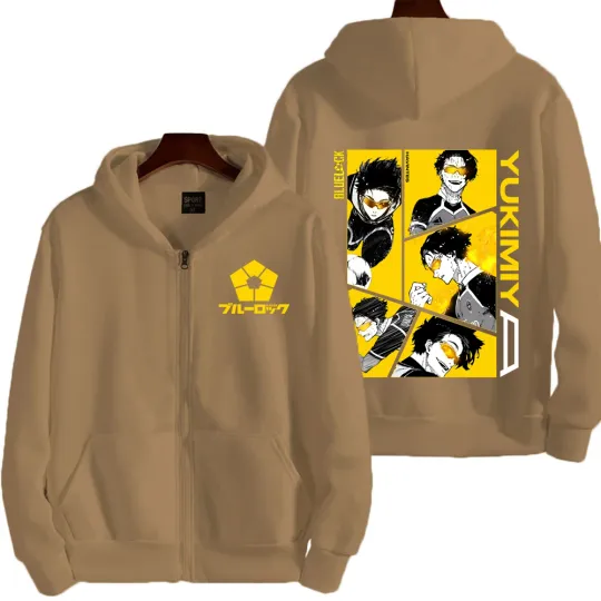 Blue Lock Yukimiya Kenyu Men Zipper Hoodie