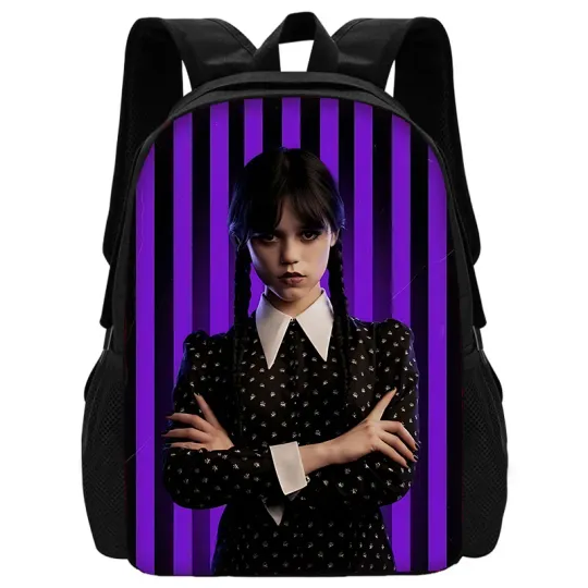 Child School Wednesday Addams Backpack