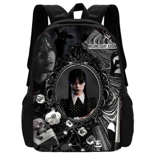 Child School Wednesday Addams Backpack