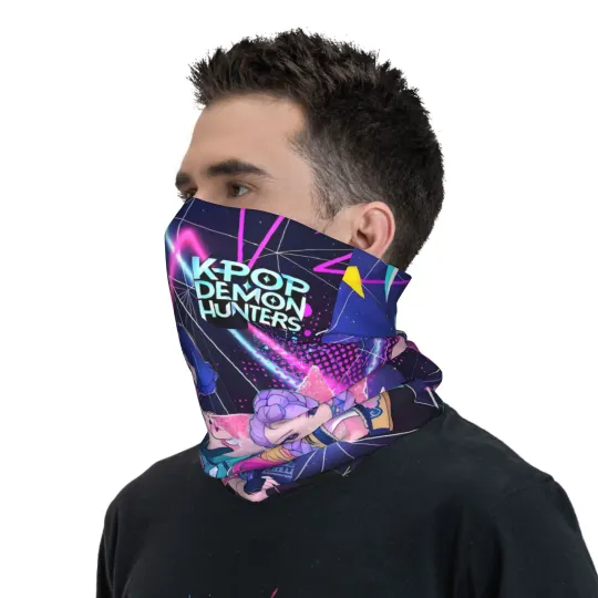 Kpop Demon Hunter Huntrix Face Mask Scarf