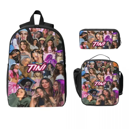 Discover Singer TINI STOESSEL Kids Backpack Lunch Box Pencil Case Set for Boys and Girls