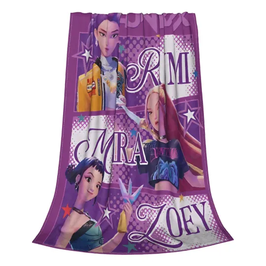 Kpop Demon Hunters Fleece Blanket