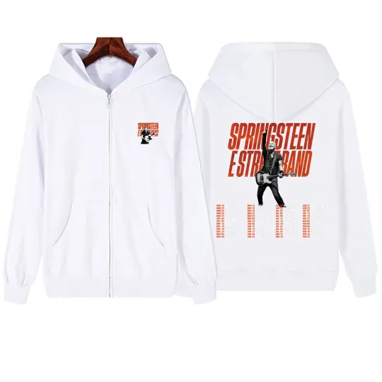 Bruce Springsteen Zipper Hoodie | Casual Shirt | Unisex Winter Shirt