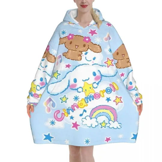 Funny Kuromi Blanket Hoodie