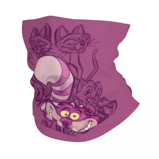 Alice In Wonderland Cheshire Cat Face Mask Scarf