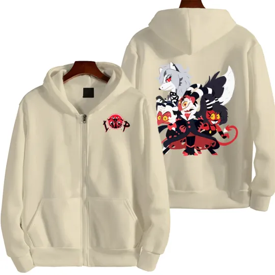 Helluva boss Cartoon Men Hoodie
