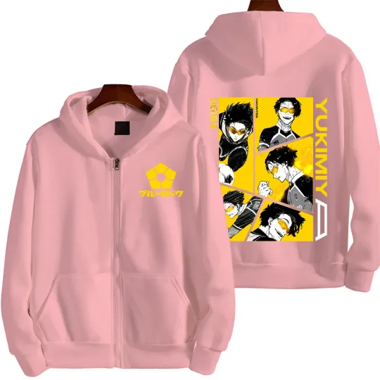 Blue Lock Yukimiya Kenyu Men Zipper Hoodie