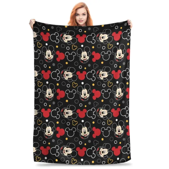 minnie mouse daisy Blanket Multiple Sizes Super Soft and Warm  Throw Blankets for Couch Sofa and Bed