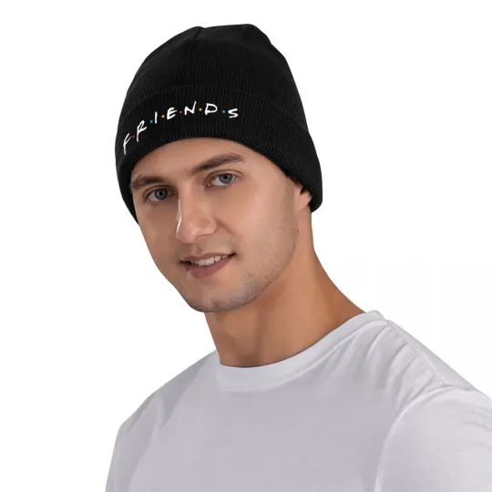 Friends TV Show F.R.I.E.N.D.S Knit Beanie for Women and Men Casual Winter Cap