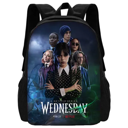 Child School Wednesday Addams Backpack