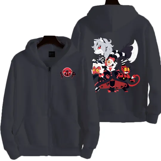 Helluva boss Cartoon Men Hoodie