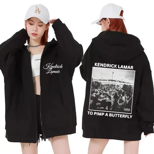 Kendrick Lamar Double Sided Zip Hoodie