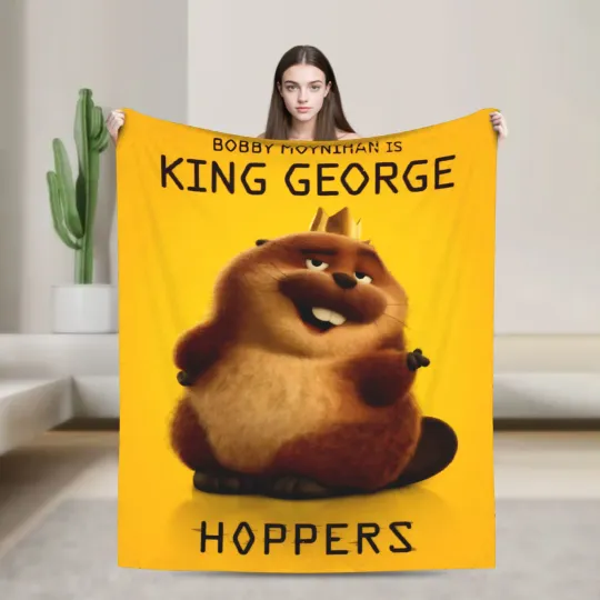 Discover Cartoon Movie Hoppers Fleece Blanket, Disney Cartoon Movie Blanket For Kids