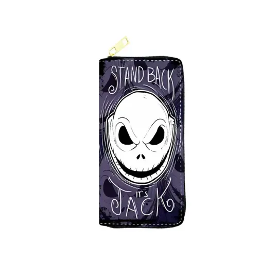 The Nightmare Before Christmas Wallet Jack Skellington Leather Wallet