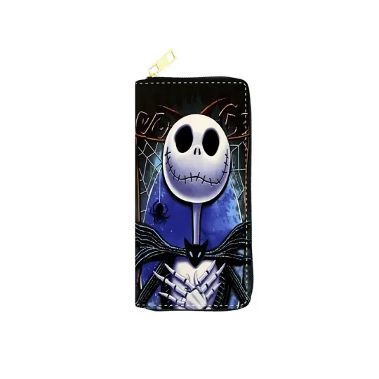 The Nightmare Before Christmas Wallet Jack Skellington Leather Wallet