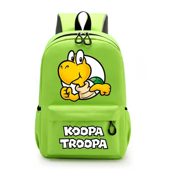 Super Mario Bros Kids Backpack Cartoon Cute Anime Knapsack Book Bag