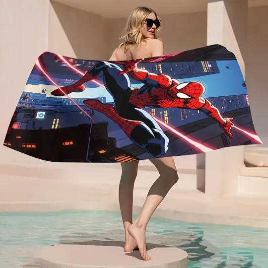 Spider-Man Beach Towel for Summer Fun