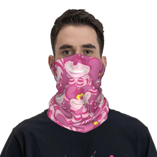 Alice In Wonderland Cheshire Cat Face Mask Scarf
