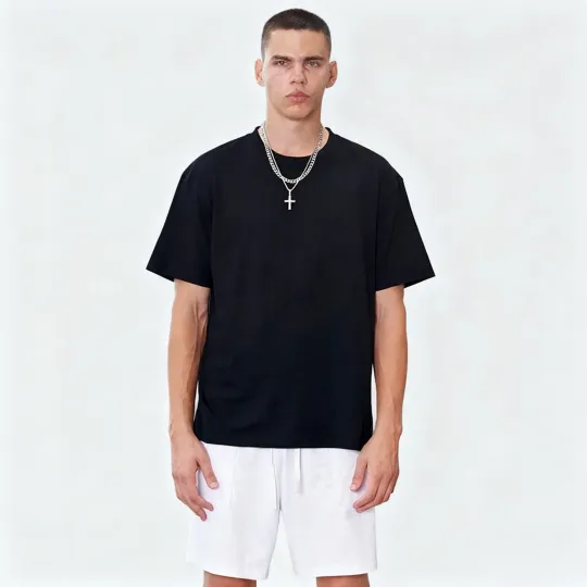 Retro American High Street Morant Print Ort Sve Waed Heavyweight Fashion Unisex Casual T-shirt Loose Fit Round  Versatile Youth