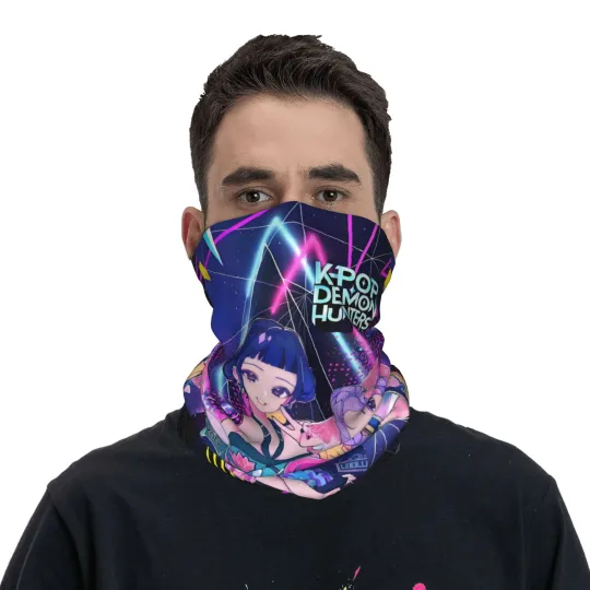 Kpop Demon Hunter Huntrix Face Mask Scarf