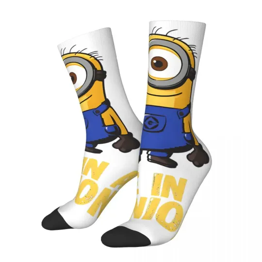 Crazy compression Minions One In A Minion Sock