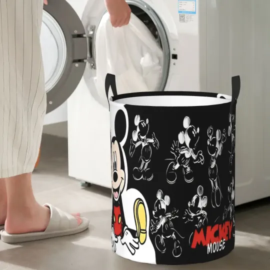 Disney Mickey Mouse Minnie Decor Laundry Baskets