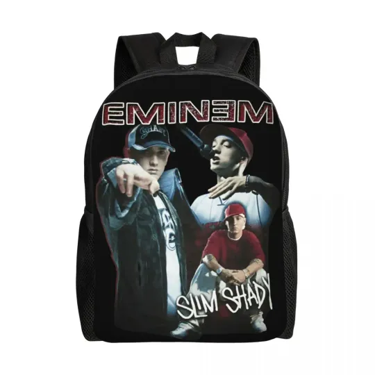 Famous Rapper Eminem Rock Backpack Cute Backpacks