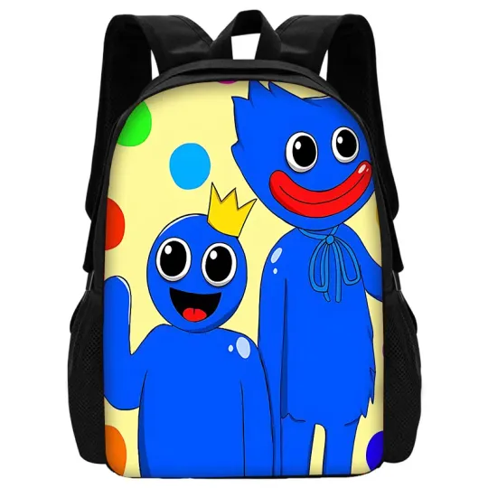 Child School Cartoon Game Rainbow Friends Backpack