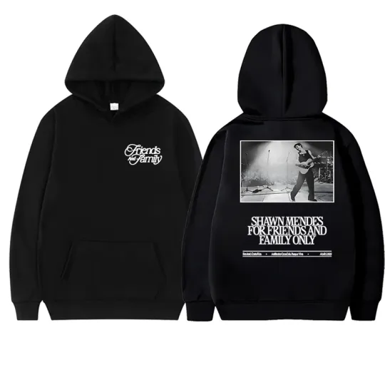 Shawn Mendes Tour 2025 Merch Double Sided Graphics Hoodies