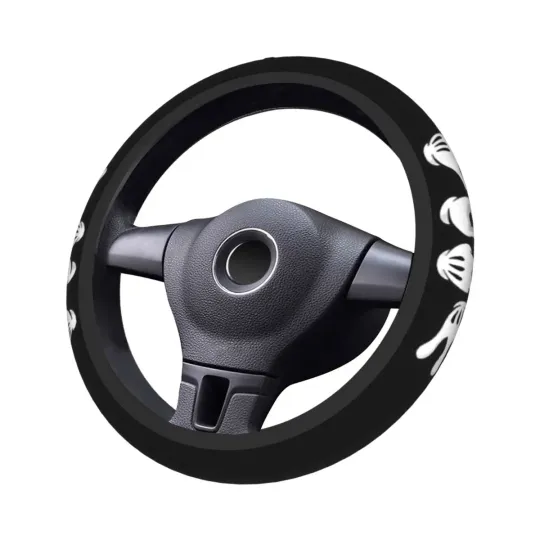 Car Steering Wheel Cover Love Hands Mickey Mouse