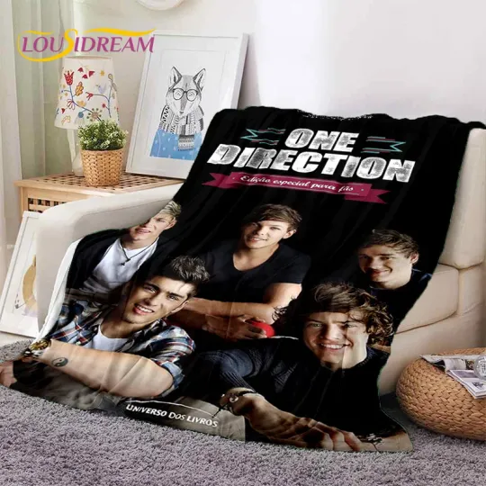 2025 Rock-One Direction Fleece Blanket | Gift For Fan