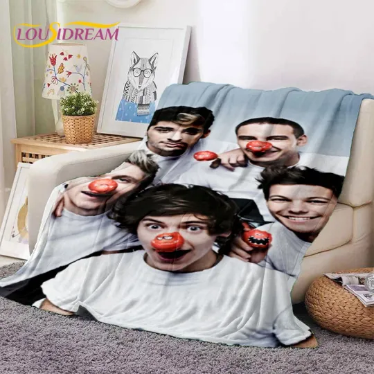 2025 Rock-One Direction Fleece Blanket | Gift For Fan